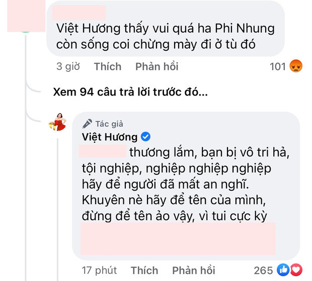 NS Việt Hương đáp căng antifan, nguyên nhân có liên quan đến đồng nghiệp quá cố