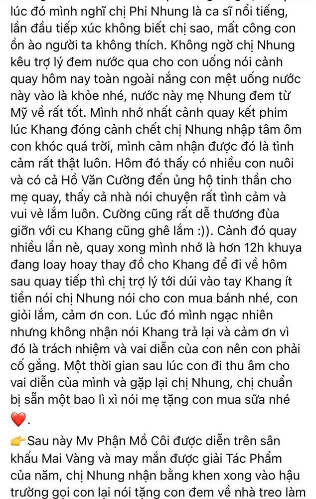 Ba sao nhí Huy Khang nói về Phi Nhung và Hồ Văn Cường: Họ tình cảm lắm - Hình 3