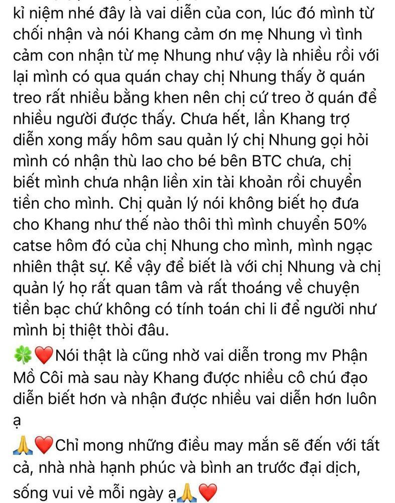Ba sao nhí Huy Khang nói về Phi Nhung và Hồ Văn Cường: Họ tình cảm lắm - Hình 4