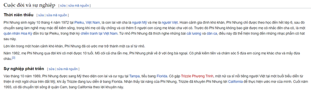 Giữa ồn ào, nghệ danh của Phi Nhung bị antifan đổi trên Wikipedia: Từ Phi Phi cô nương, Phi lụa và nhiều tên khác - Hình 3